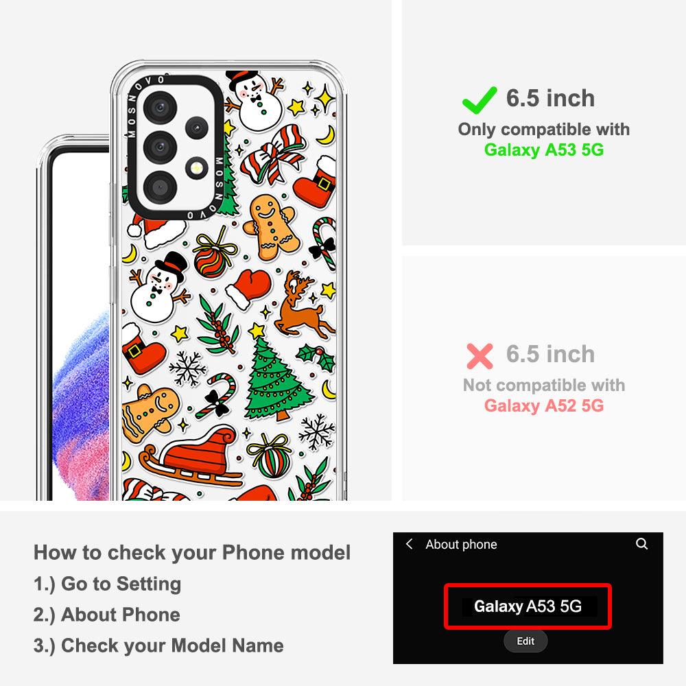 Christmas Xmas Decoration Phone Case - Samsung Galaxy A53 Case - MOSNOVO