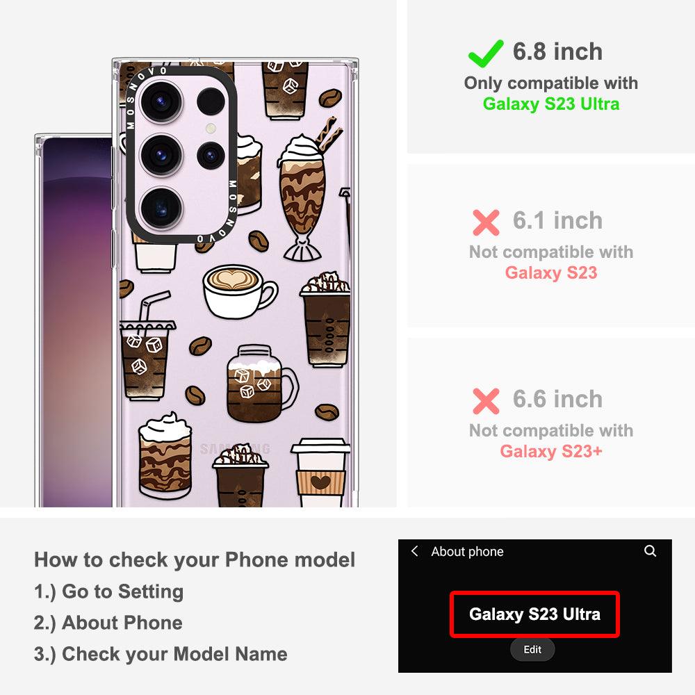 Coffee Phone Case - Samsung Galaxy S23 Ultra Case - MOSNOVO