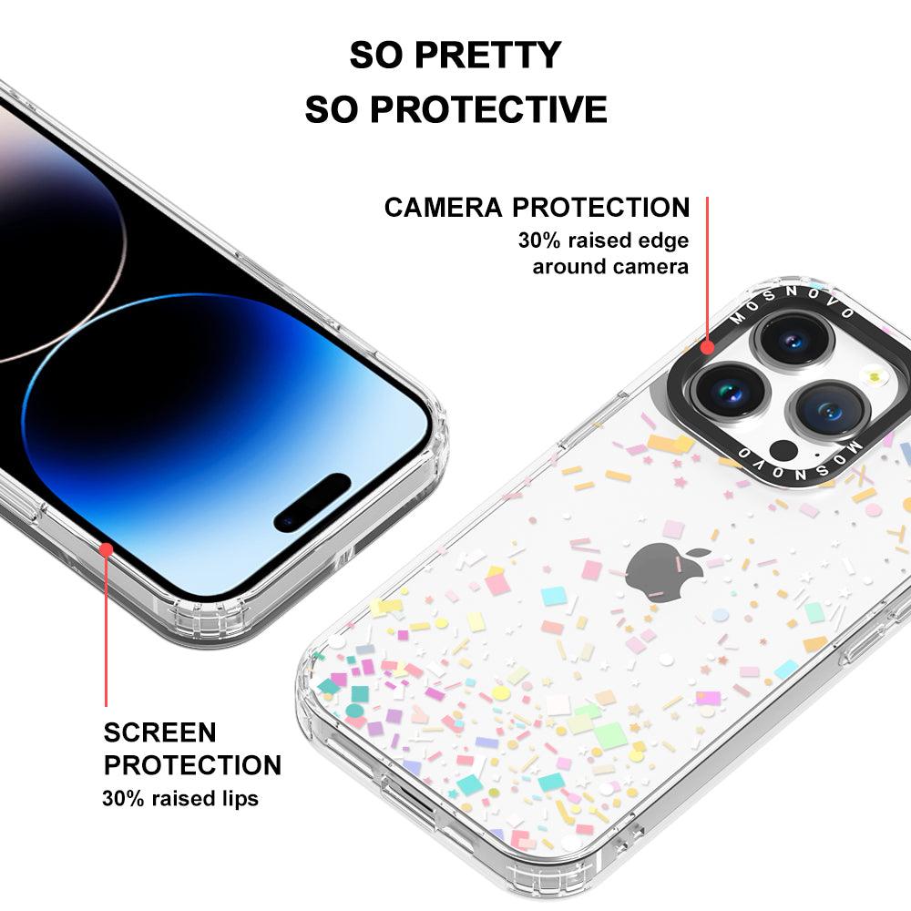 Confetti Phone Case - iPhone 14 Pro Case - MOSNOVO