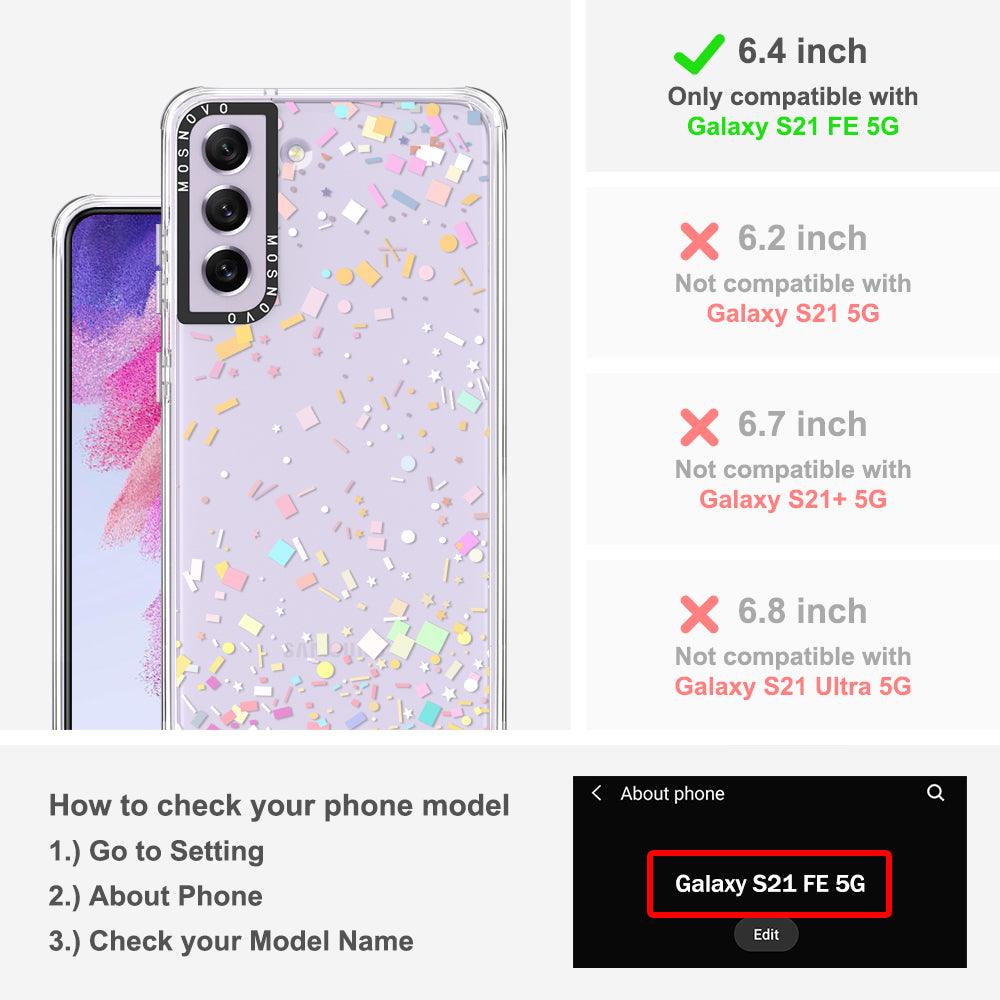 Confetti Phone Case - Samsung Galaxy S21 FE Case - MOSNOVO