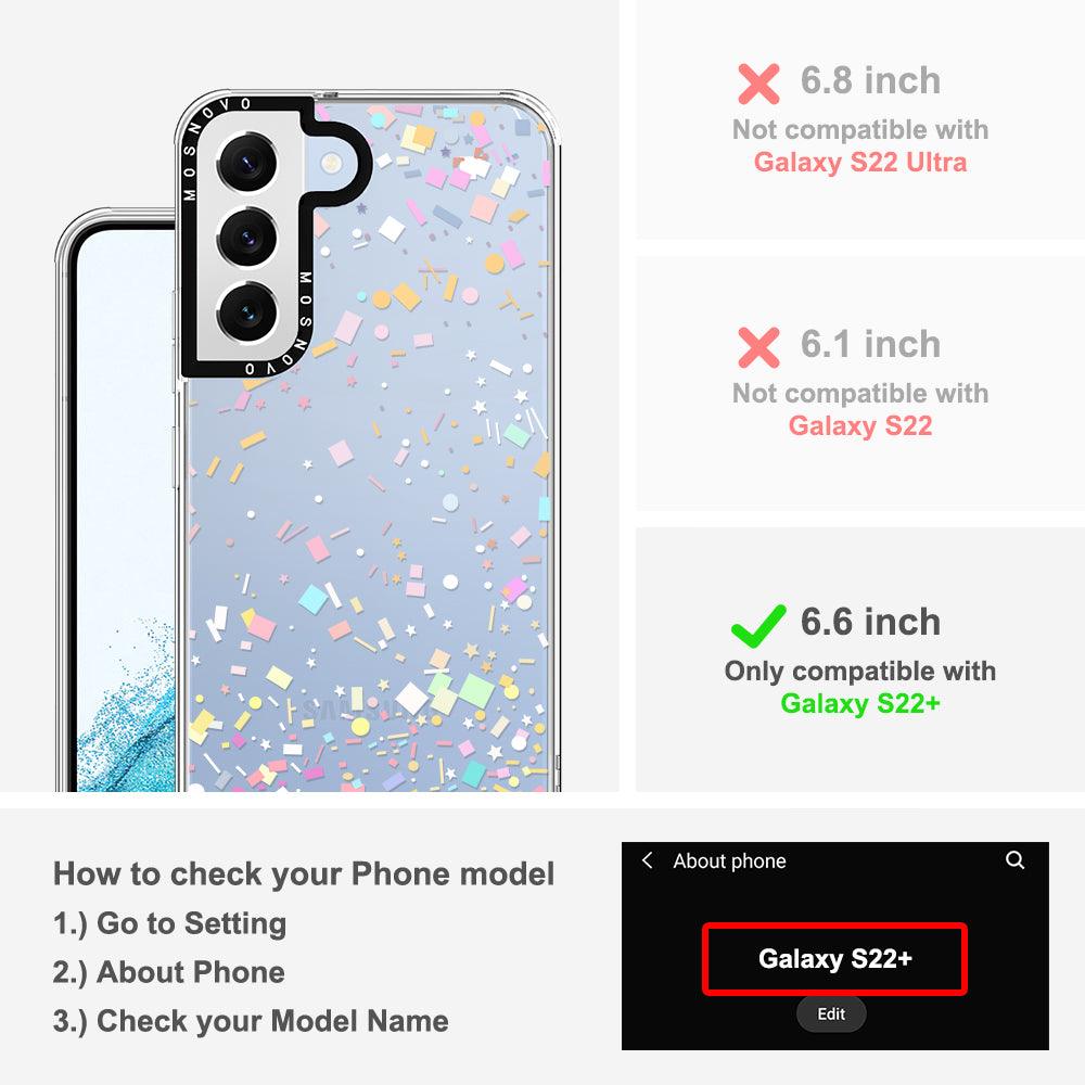 Confetti Phone Case - Samsung Galaxy S22 Plus Case - MOSNOVO