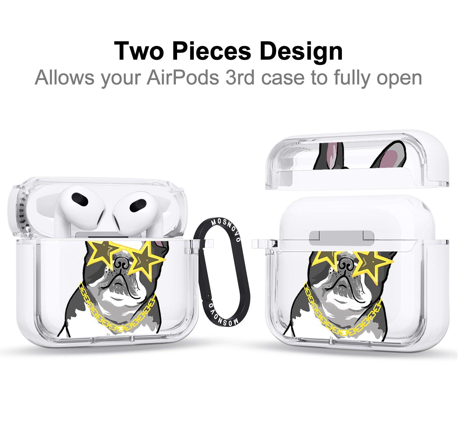 Cool French Bulldog AirPods 3 Case (3rd Generation) - MOSNOVO