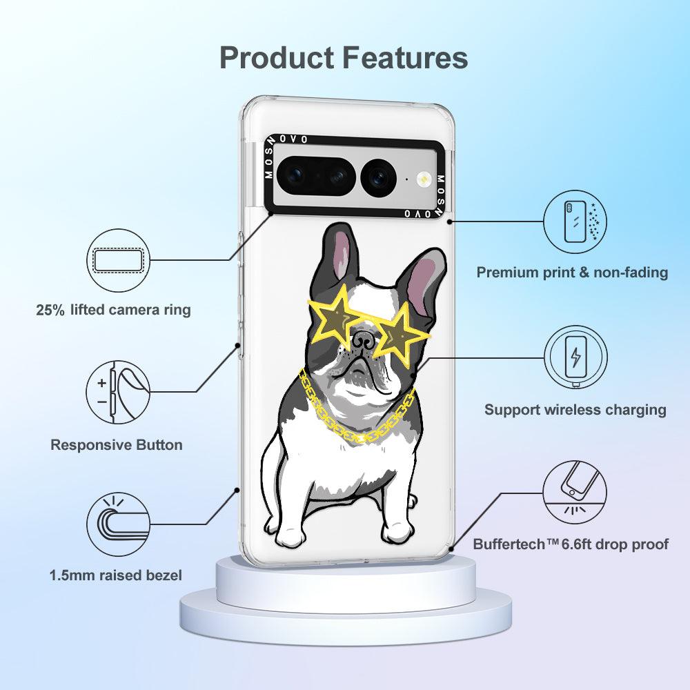 Cool French Bulldog Phone Case - Google Pixel 7 Pro Case - MOSNOVO