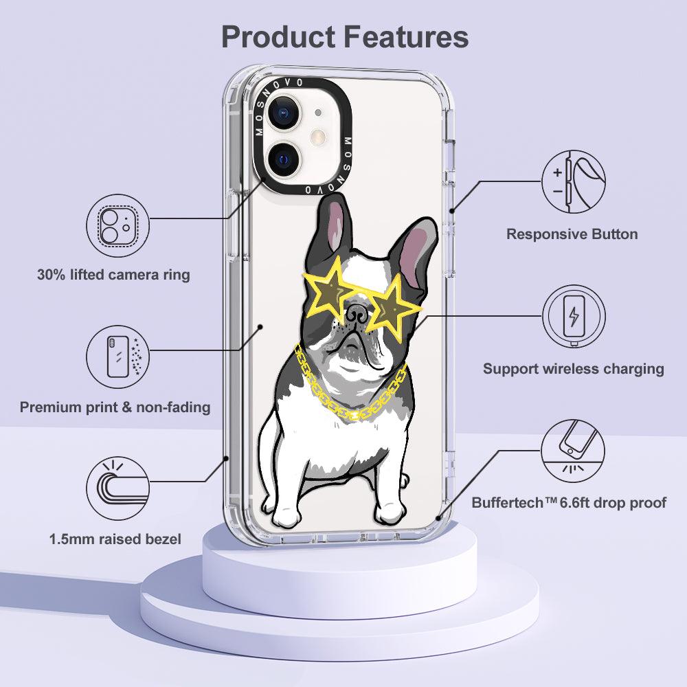 Cool French Bulldog Phone Case - iPhone 12 Mini Case - MOSNOVO