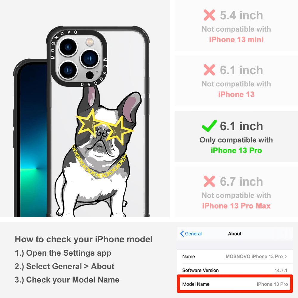 Cool French Bulldog Phone Case - iPhone 13 Pro Case - MOSNOVO