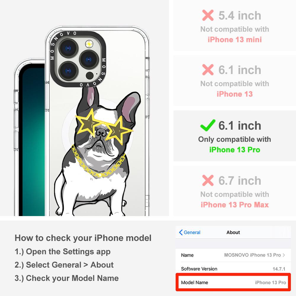 Cool French Bulldog Phone Case - iPhone 13 Pro Case - MOSNOVO