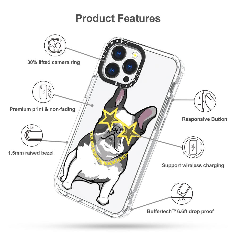 Cool French Bulldog Phone Case - iPhone 13 Pro Case - MOSNOVO