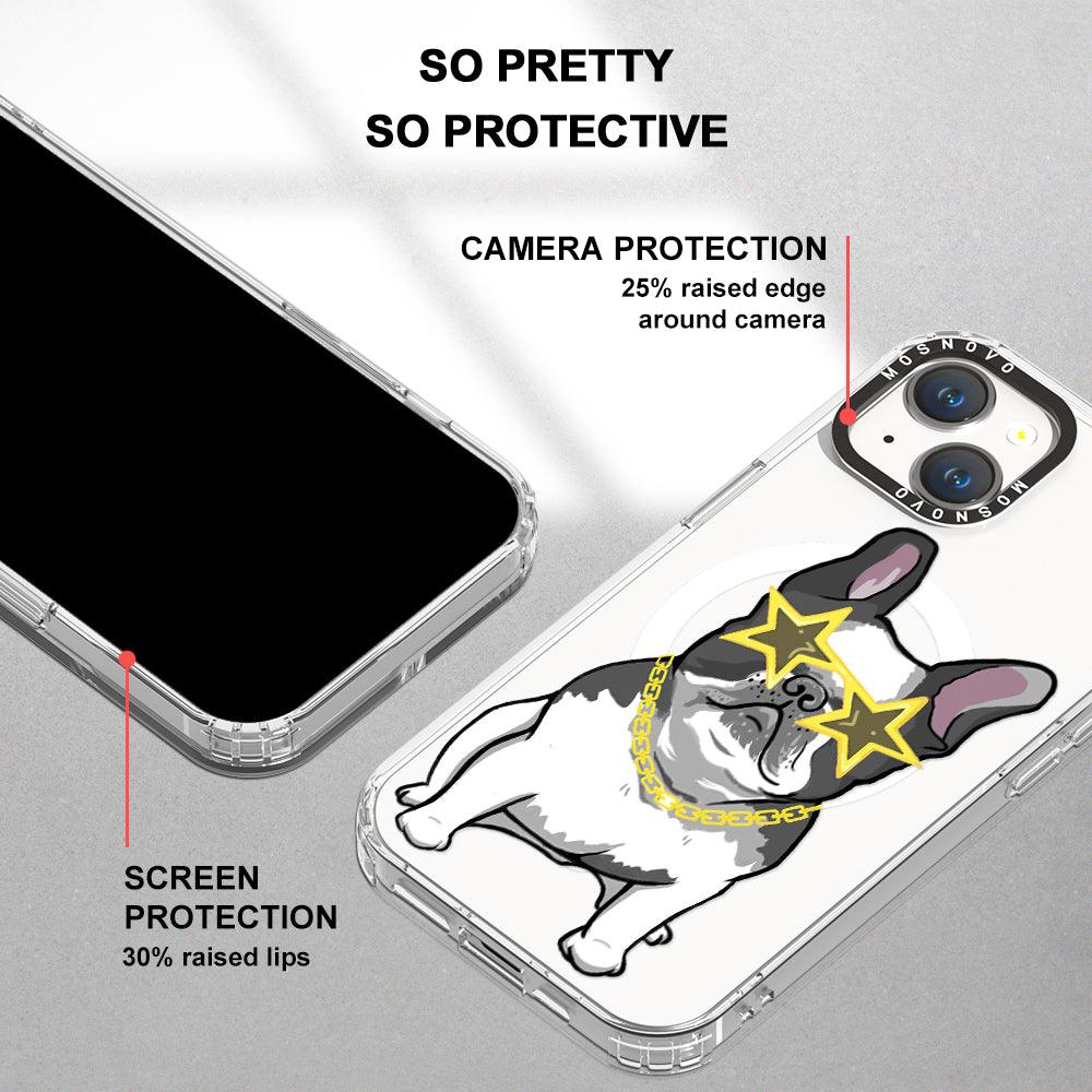 Cool French Bulldog Phone Case - iPhone 14 Plus Case - MOSNOVO