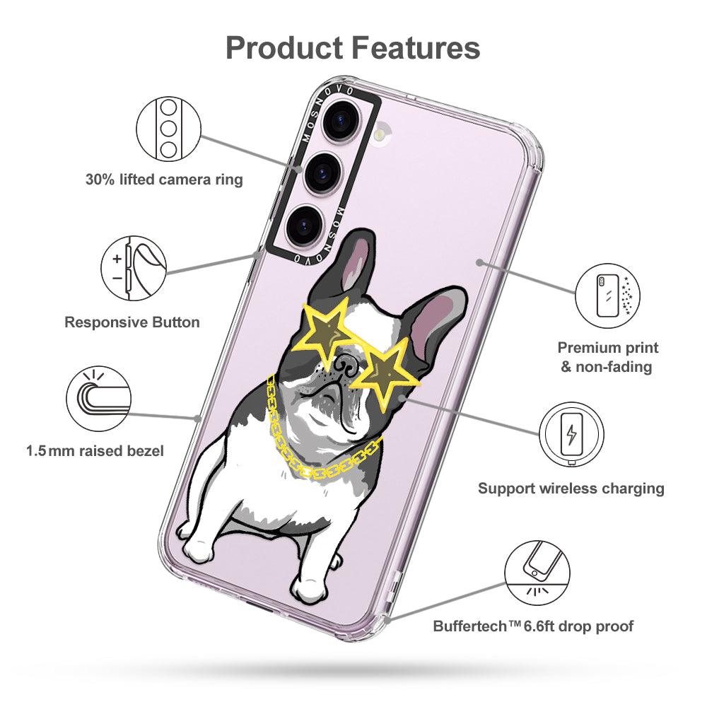 Cool French Bulldog Phone Case - Samsung Galaxy S23 Case - MOSNOVO