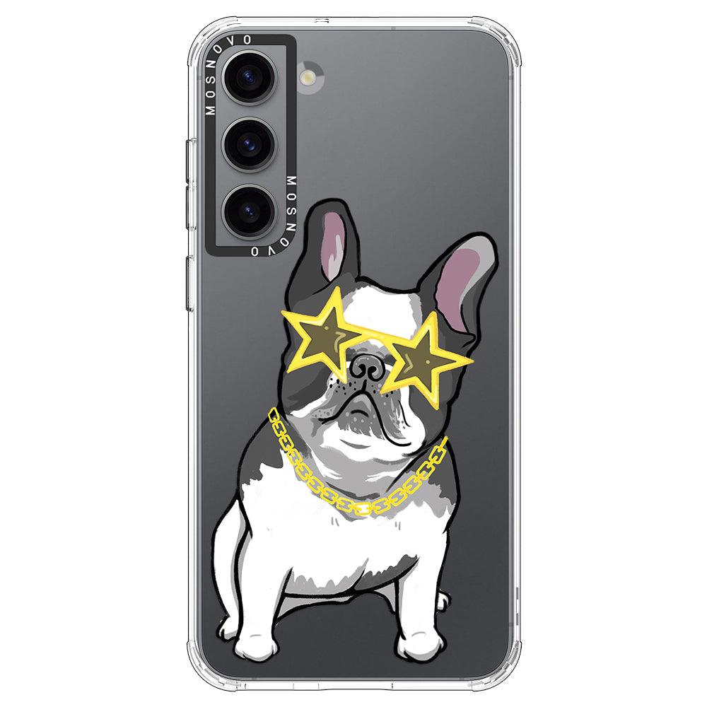 Cool French Bulldog Phone Case - Samsung Galaxy S23 Case - MOSNOVO