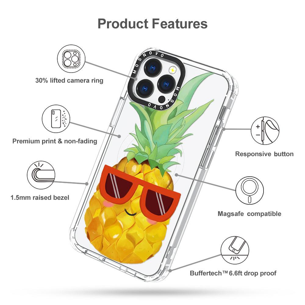 Cool Pineapple Phone Case - iPhone 13 Pro Max Case - MOSNOVO