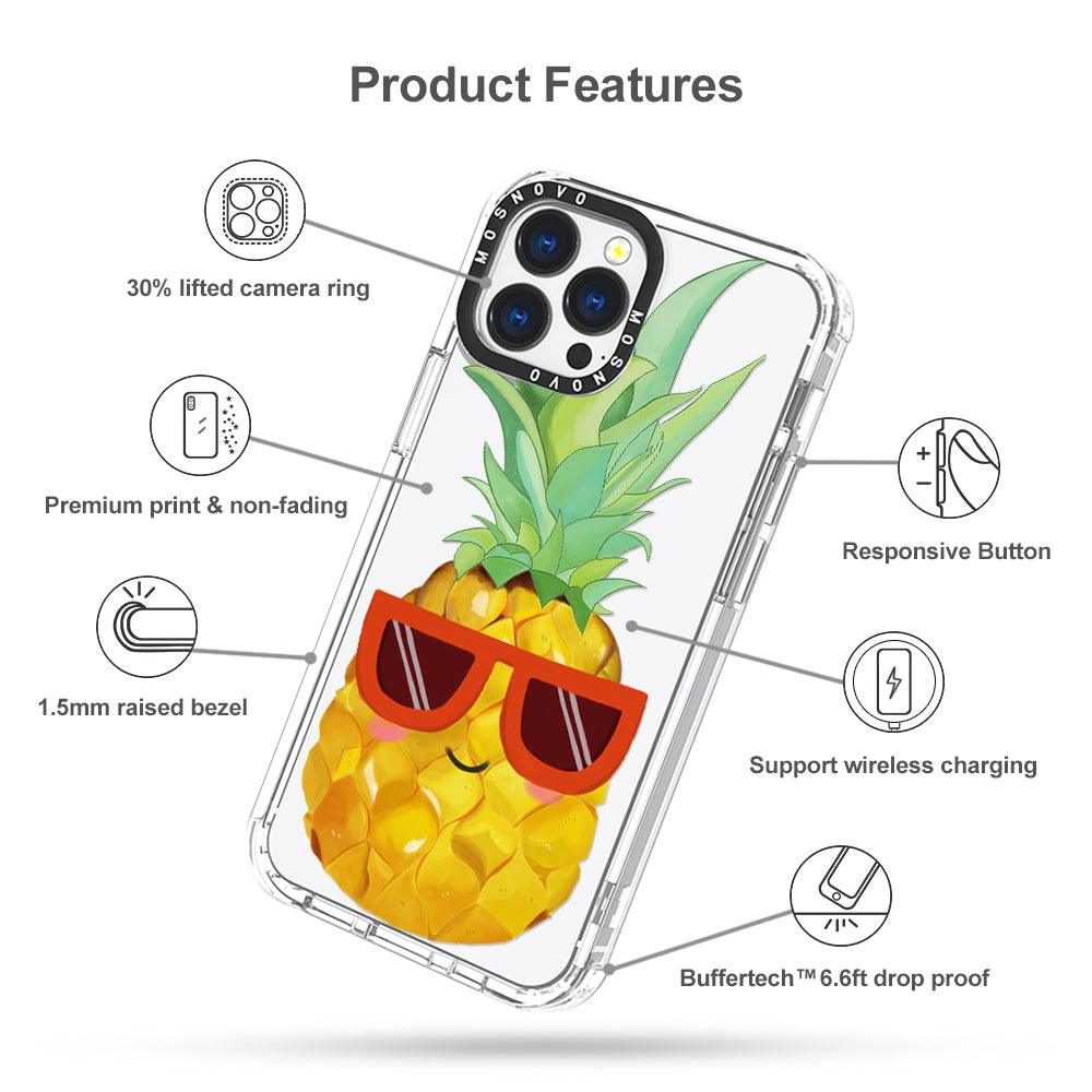 Cool Pineapple Phone Case - iPhone 13 Pro Max Case - MOSNOVO