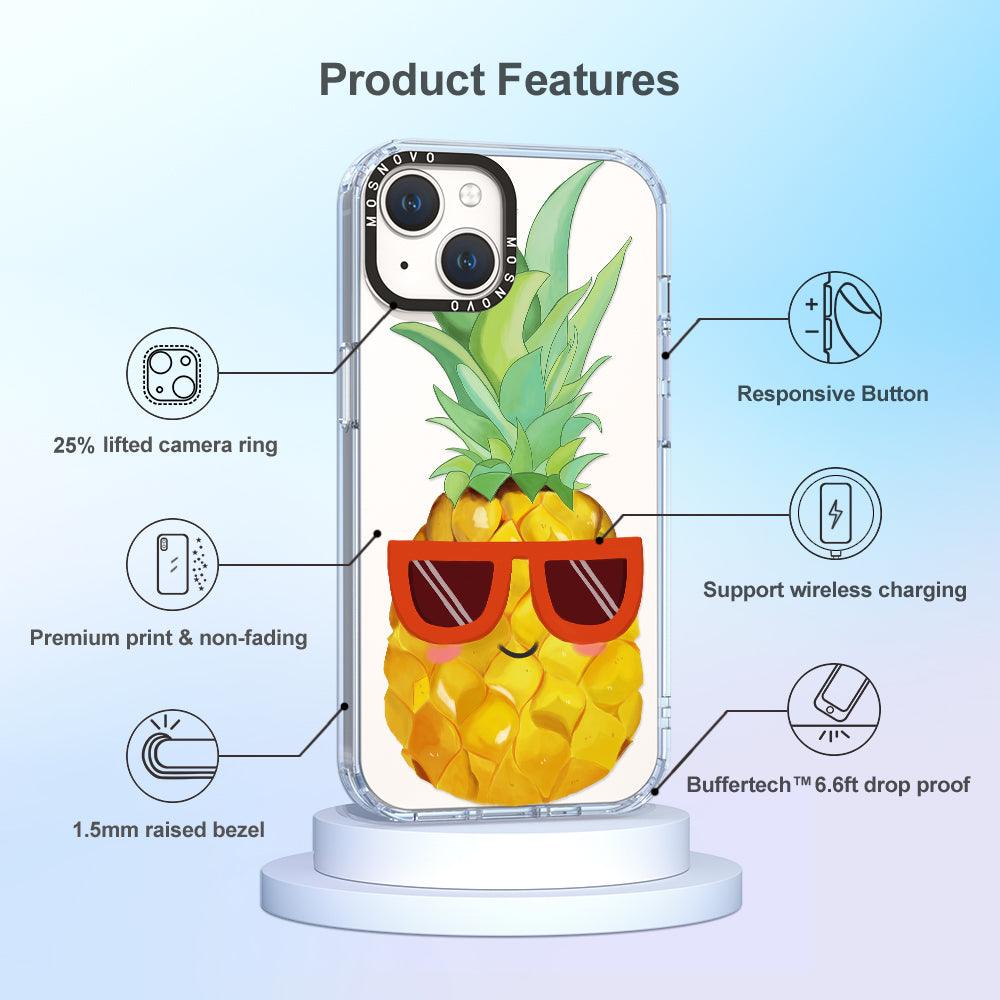 Cool Pineapple Phone Case - iPhone 14 Case - MOSNOVO