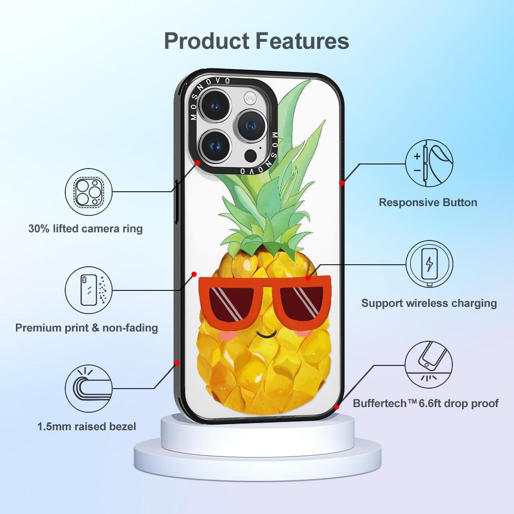 Cool Pineapple Phone Case - iPhone 14 Pro Max Case - MOSNOVO