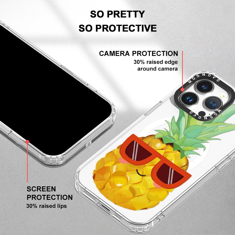 Cool Pineapple Phone Case - iPhone 14 Pro Max Case - MOSNOVO