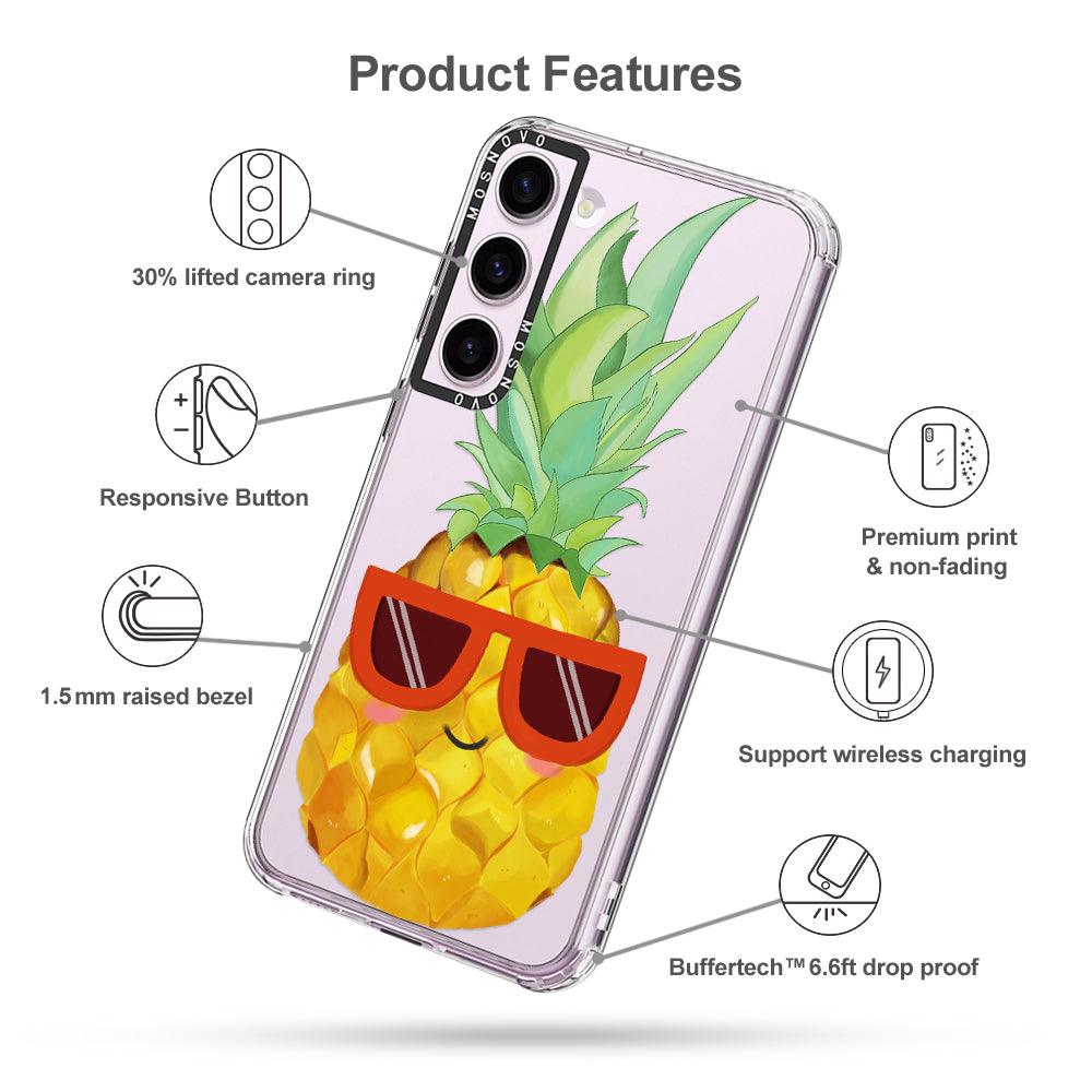 Cool Pineapple Phone Case - Samsung Galaxy S23 Case - MOSNOVO