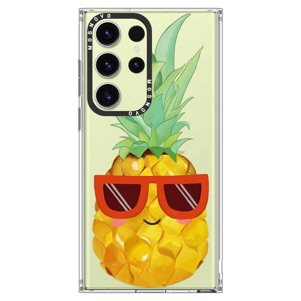 Cool Pineapple Phone Case - Samsung Galaxy S23 Ultra Case - MOSNOVO