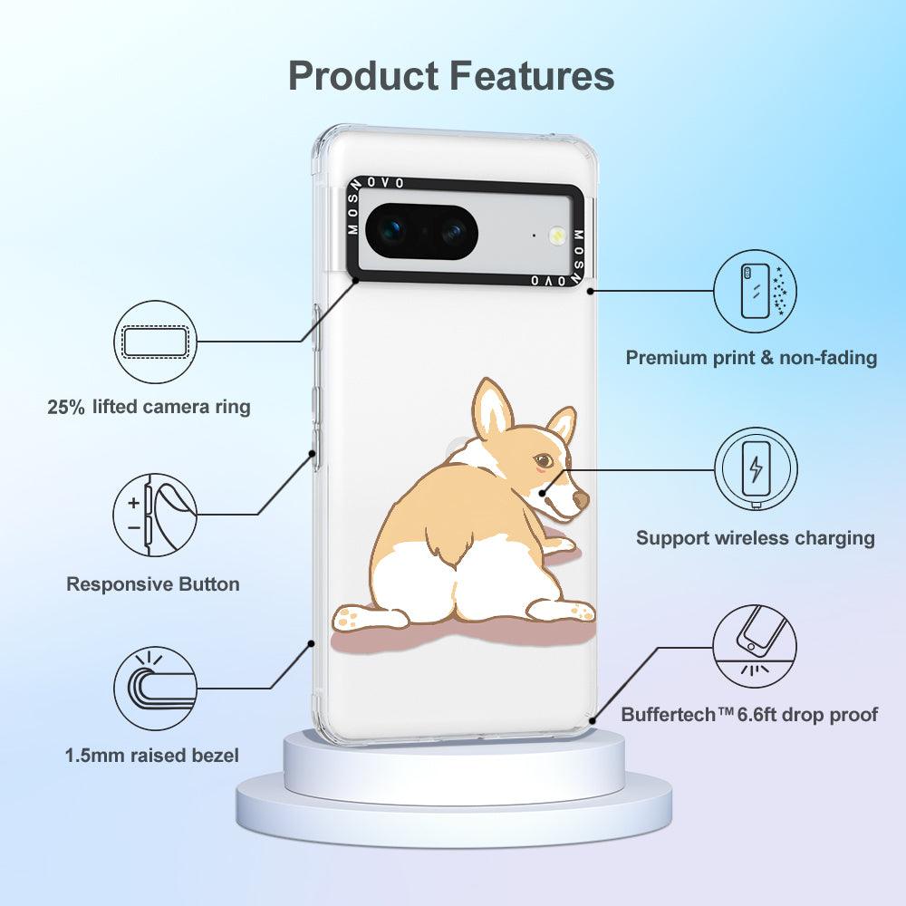 Corgi Butt Phone Case - Google Pixel 7 Case - MOSNOVO