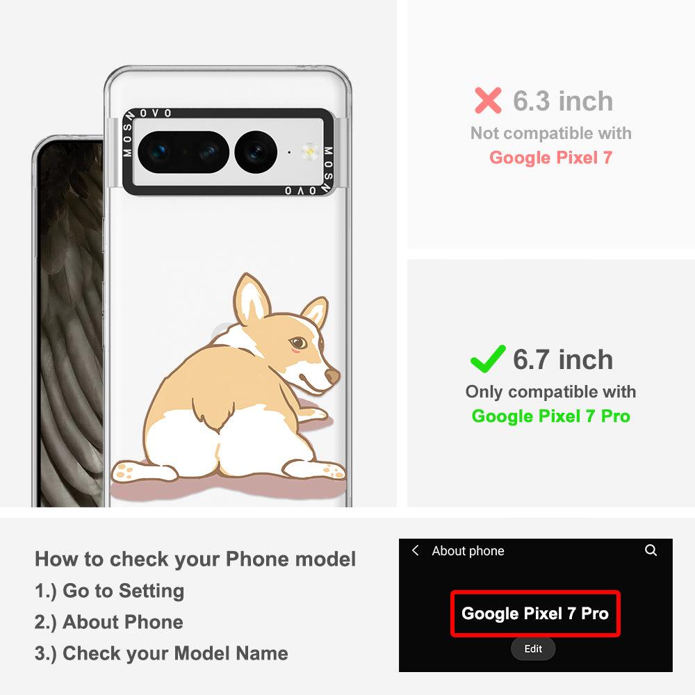 Corgi Butt Phone Case - Google Pixel 7 Pro Case - MOSNOVO