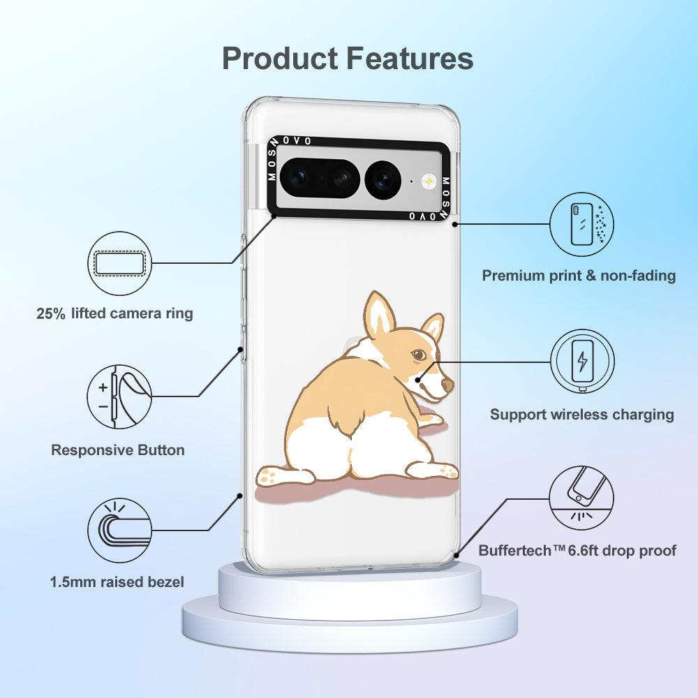 Corgi Butt Phone Case - Google Pixel 7 Pro Case - MOSNOVO