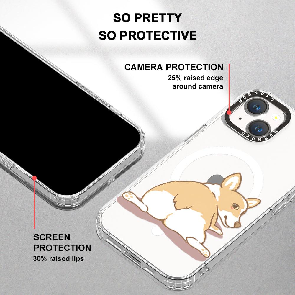 Corgi Dog Phone Case - iPhone 14 Plus Case - MOSNOVO