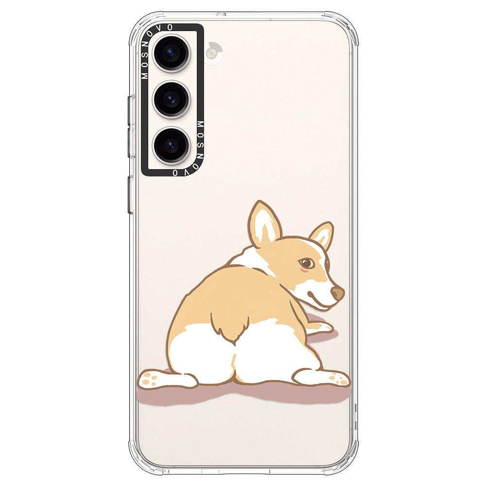 Corgi Butt Phone Case - Samsung Galaxy S23 Case - MOSNOVO