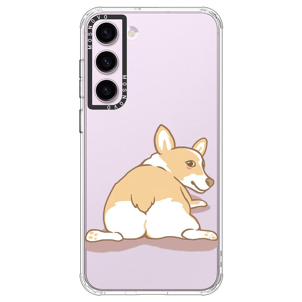 Corgi Butt Phone Case - Samsung Galaxy S23 Case - MOSNOVO