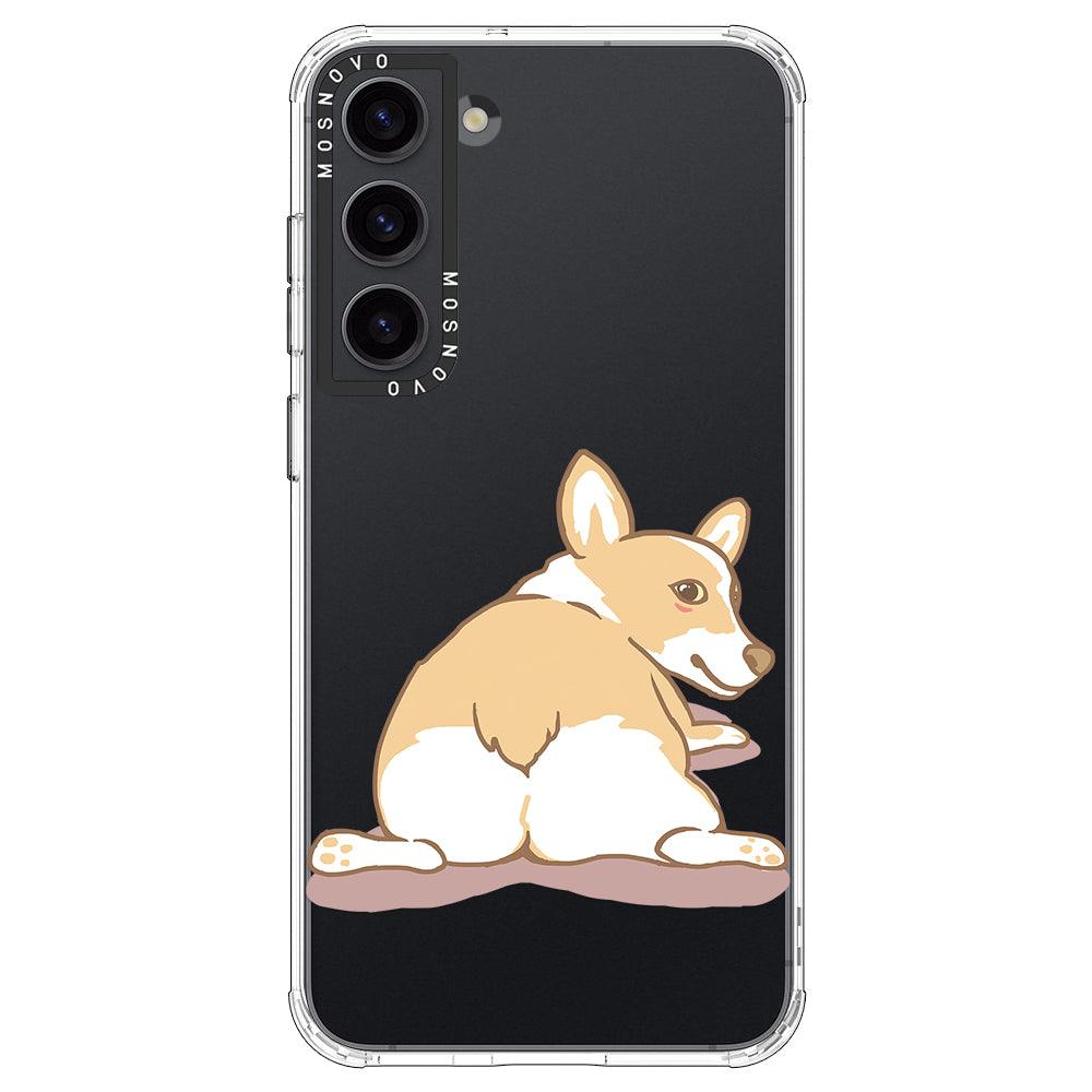 Corgi Butt Phone Case - Samsung Galaxy S23 Case - MOSNOVO