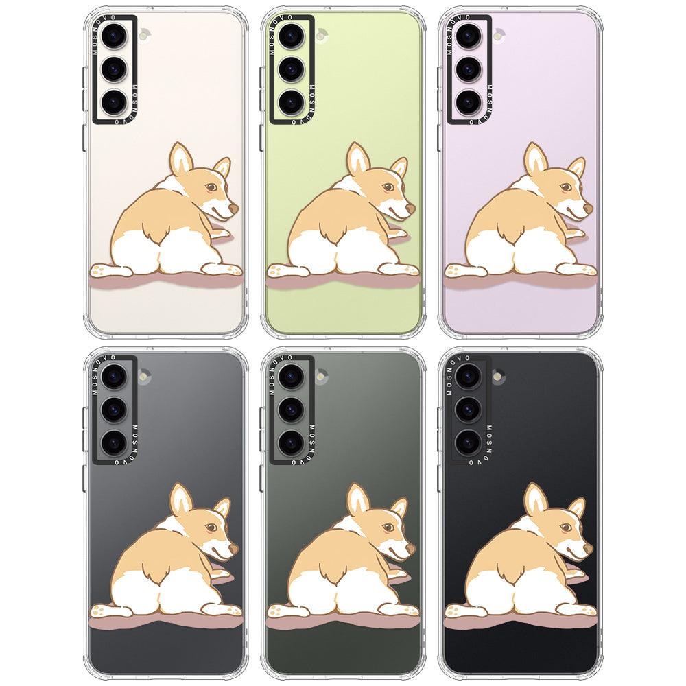 Corgi Butt Phone Case - Samsung Galaxy S23 Case - MOSNOVO