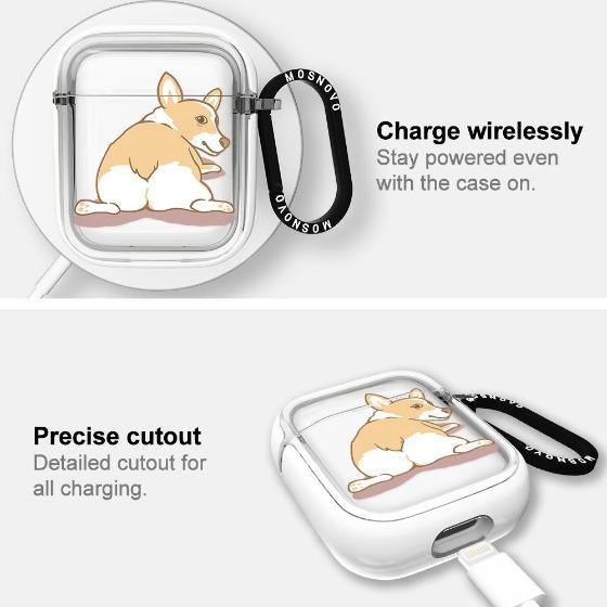 Corgi Dog AirPods 1/2 Case - MOSNOVO