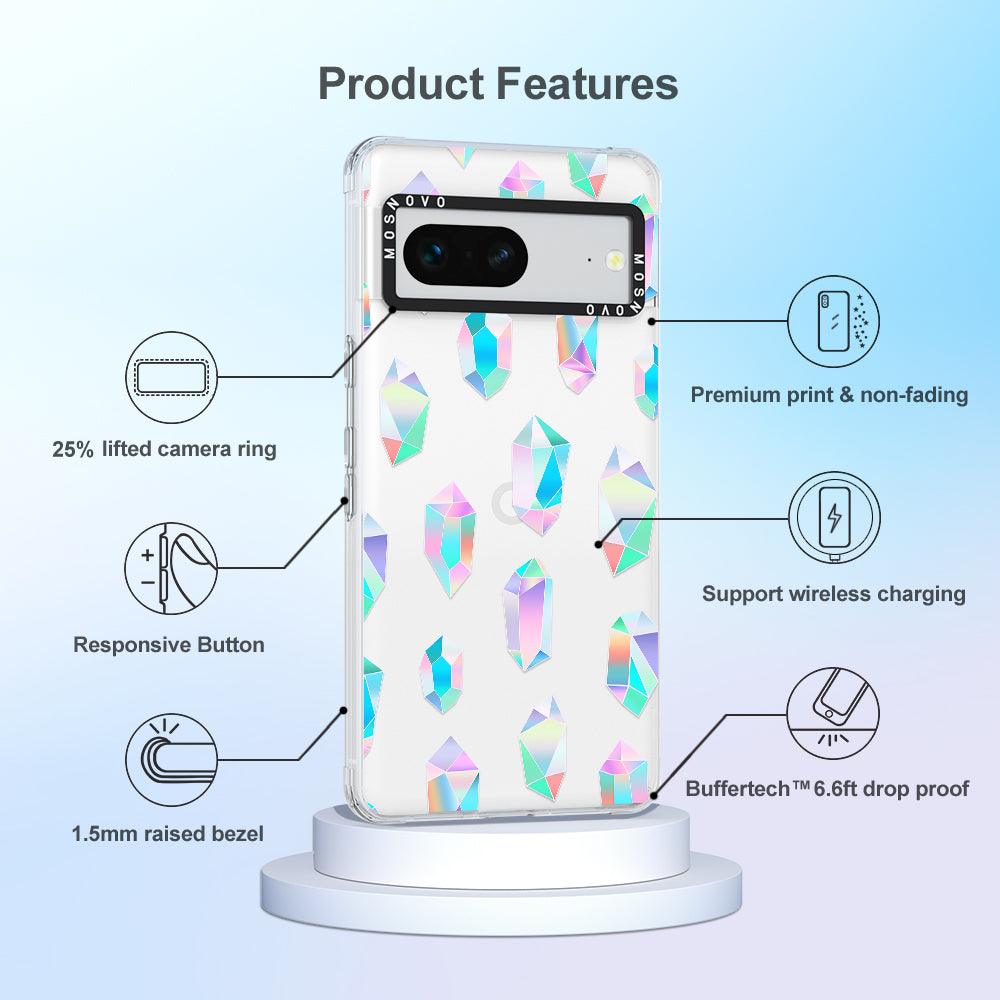 Crystal Gradient Diamond Phone Case - Google Pixel 7 Case - MOSNOVO