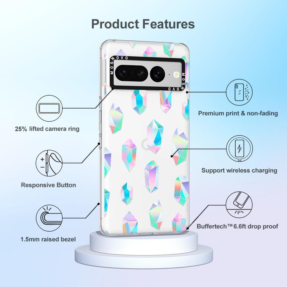 Crystal Gradient Diamond Phone Case - Google Pixel 7 Pro Case - MOSNOVO