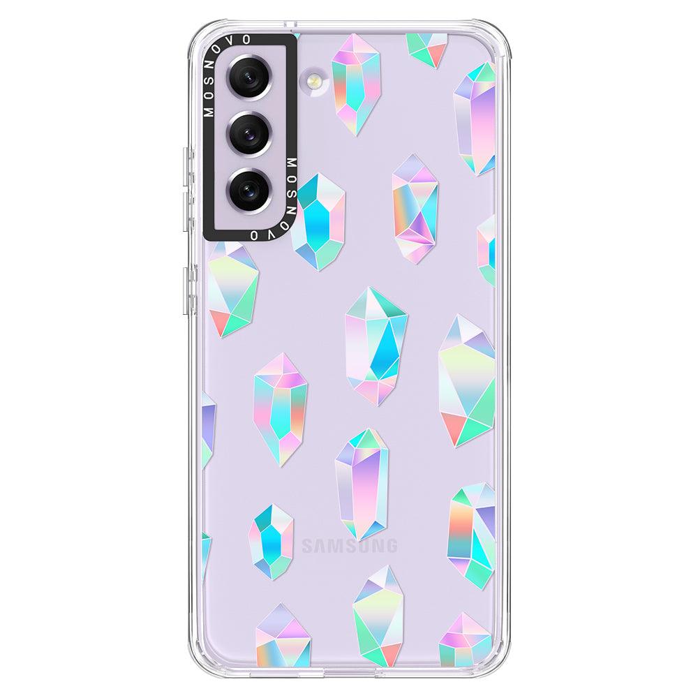 Crystal Gradient Diamond Phone Case - Samsung Galaxy S21 FE Case - MOSNOVO