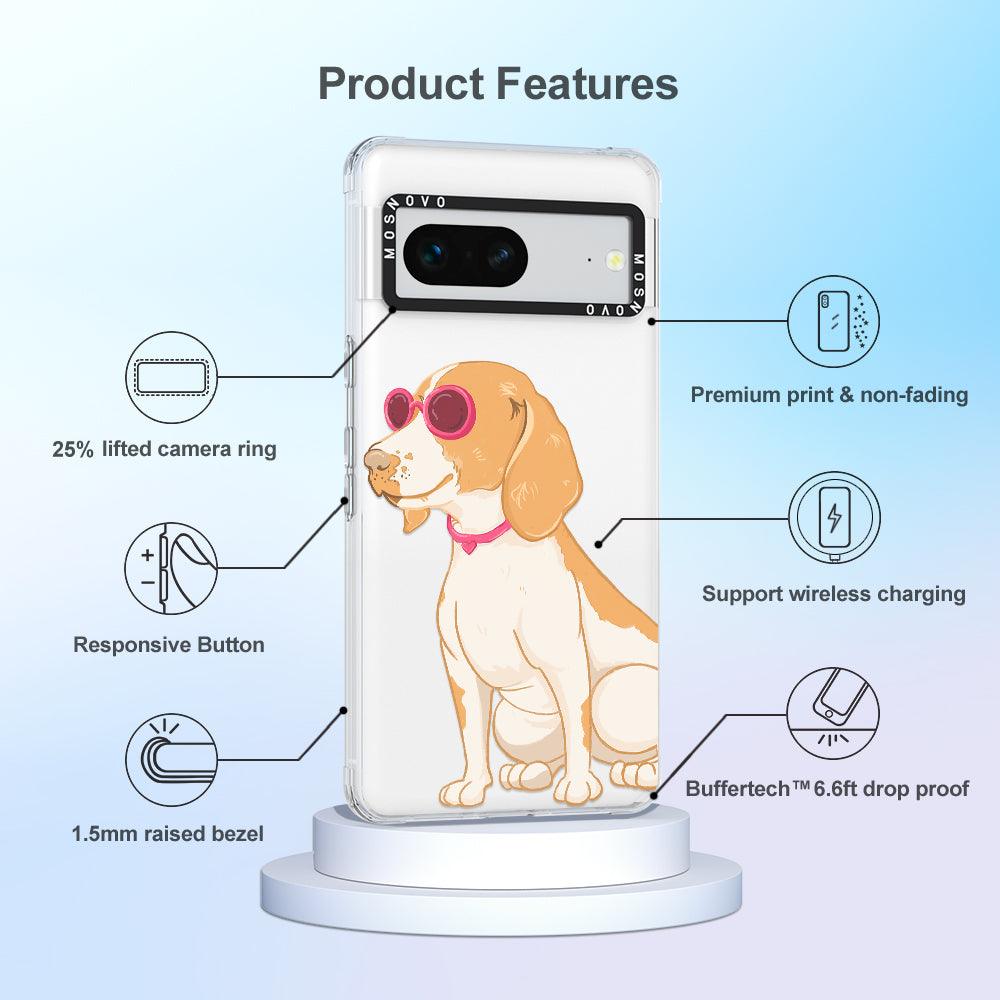 Cute Beagle Phone Case - Google Pixel 7 Case - MOSNOVO