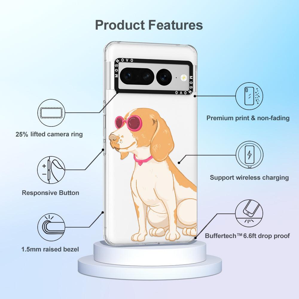 Cute Beagle Phone Case - Google Pixel 7 Pro Case - MOSNOVO