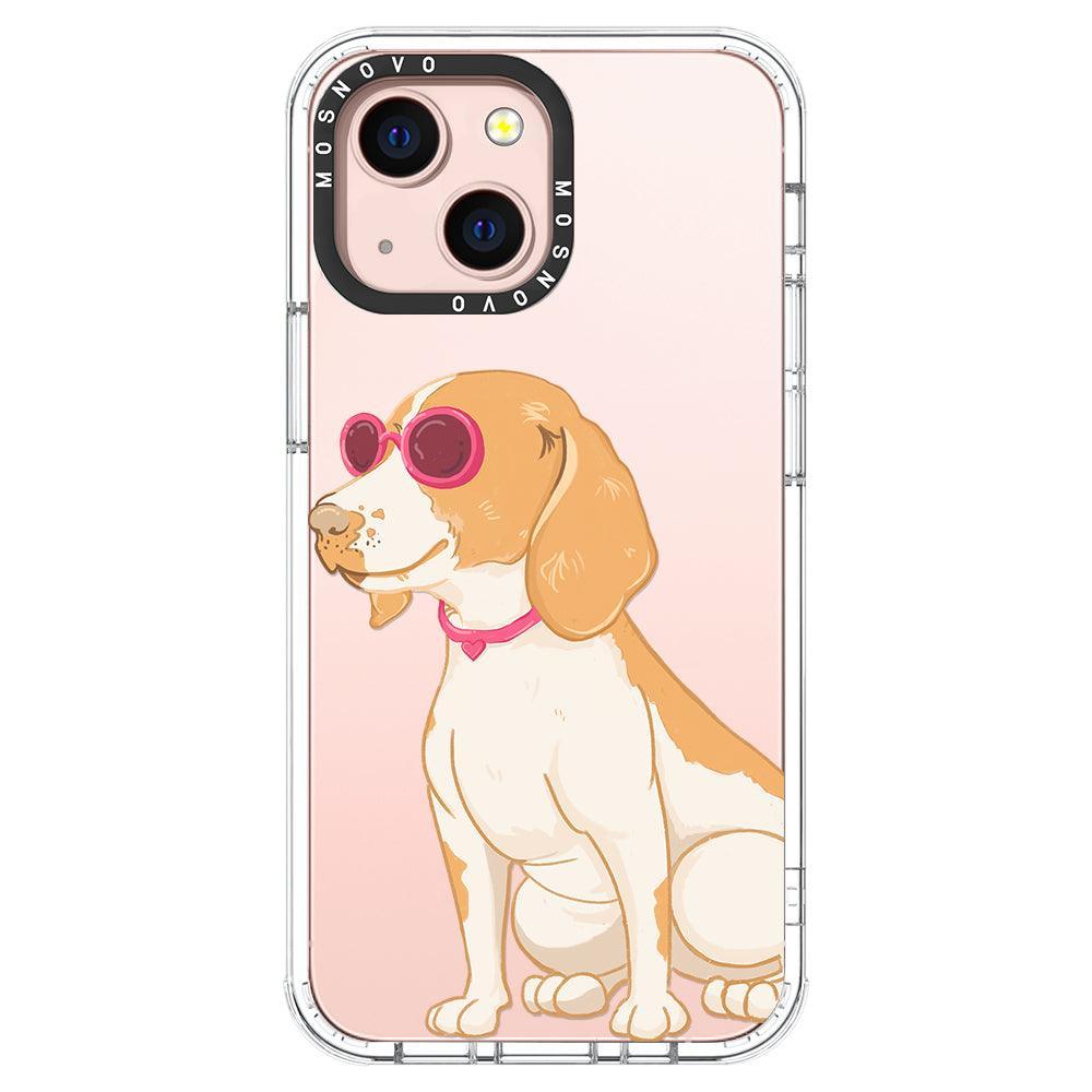 Cute Beagle Phone Case - iPhone 13 Mini Case - MOSNOVO