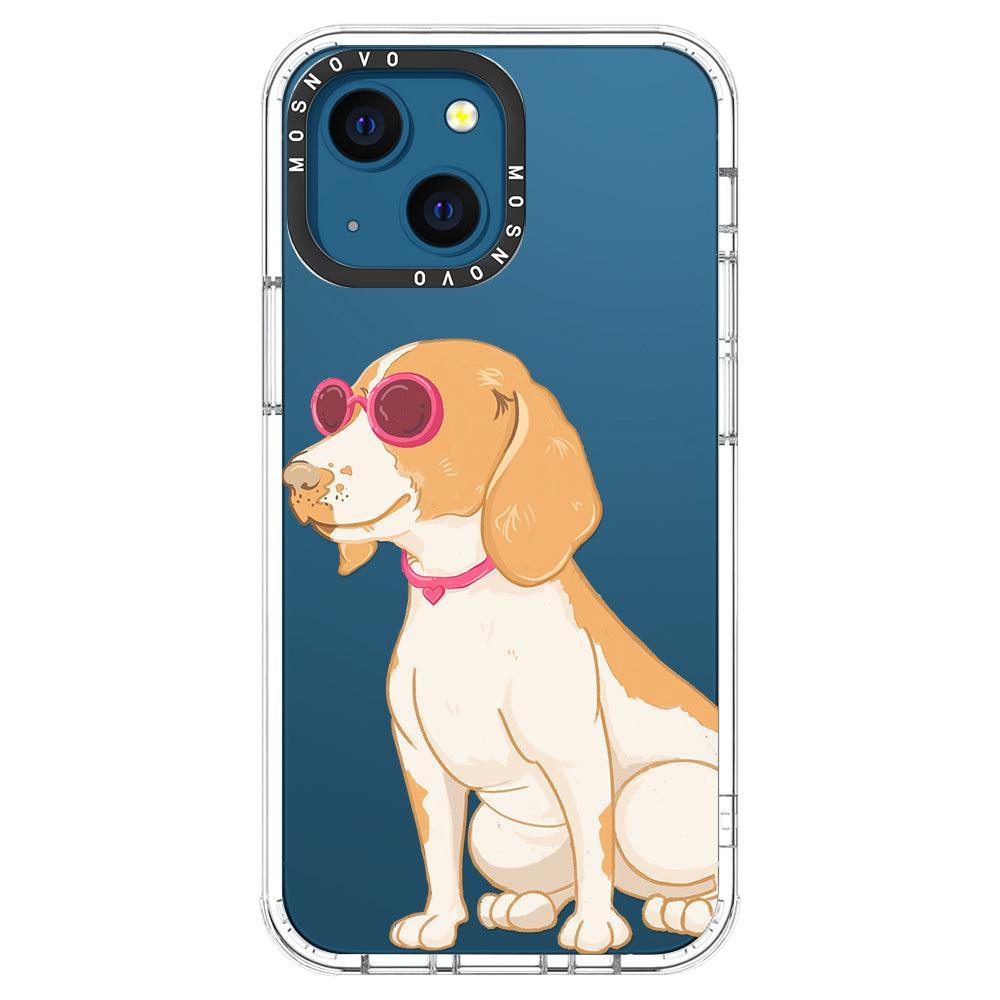 Cute Beagle Phone Case - iPhone 13 Mini Case - MOSNOVO