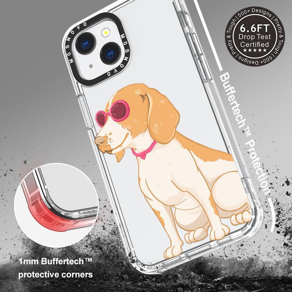 Cute Beagle Phone Case - iPhone 13 Mini Case - MOSNOVO