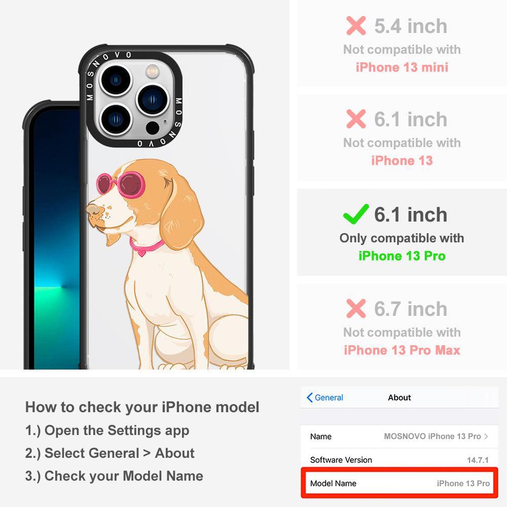 Cute Beagle Phone Case - iPhone 13 Pro Case - MOSNOVO