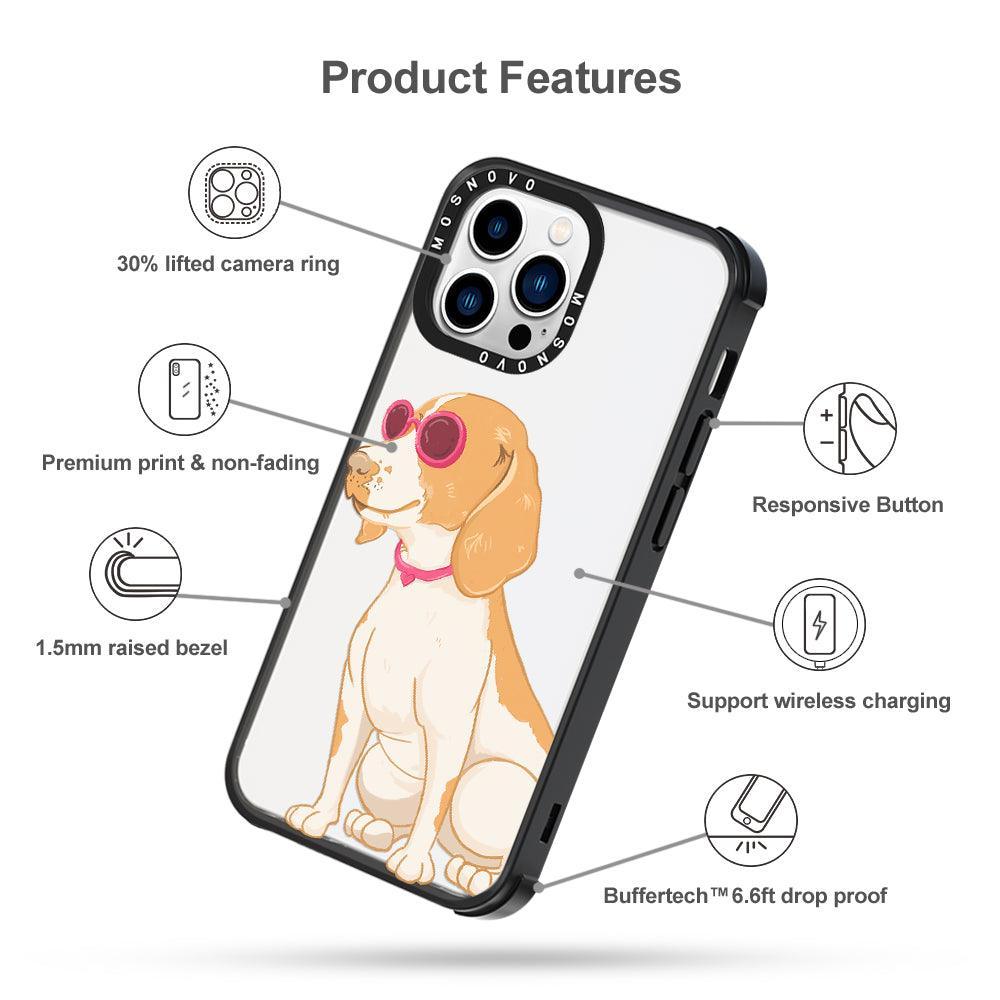 Cute Beagle Phone Case - iPhone 13 Pro Case - MOSNOVO