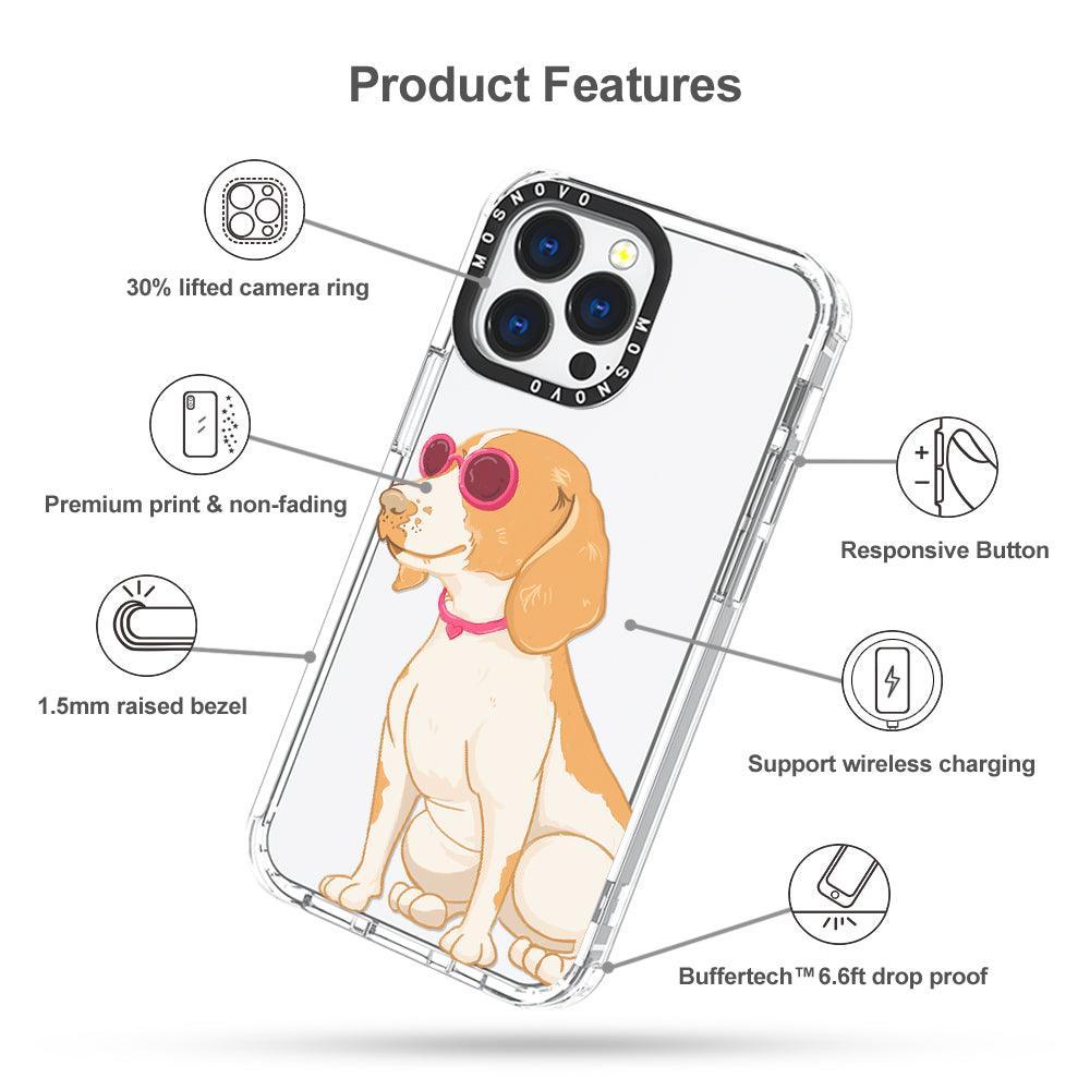 Cute Beagle Phone Case - iPhone 13 Pro Case - MOSNOVO