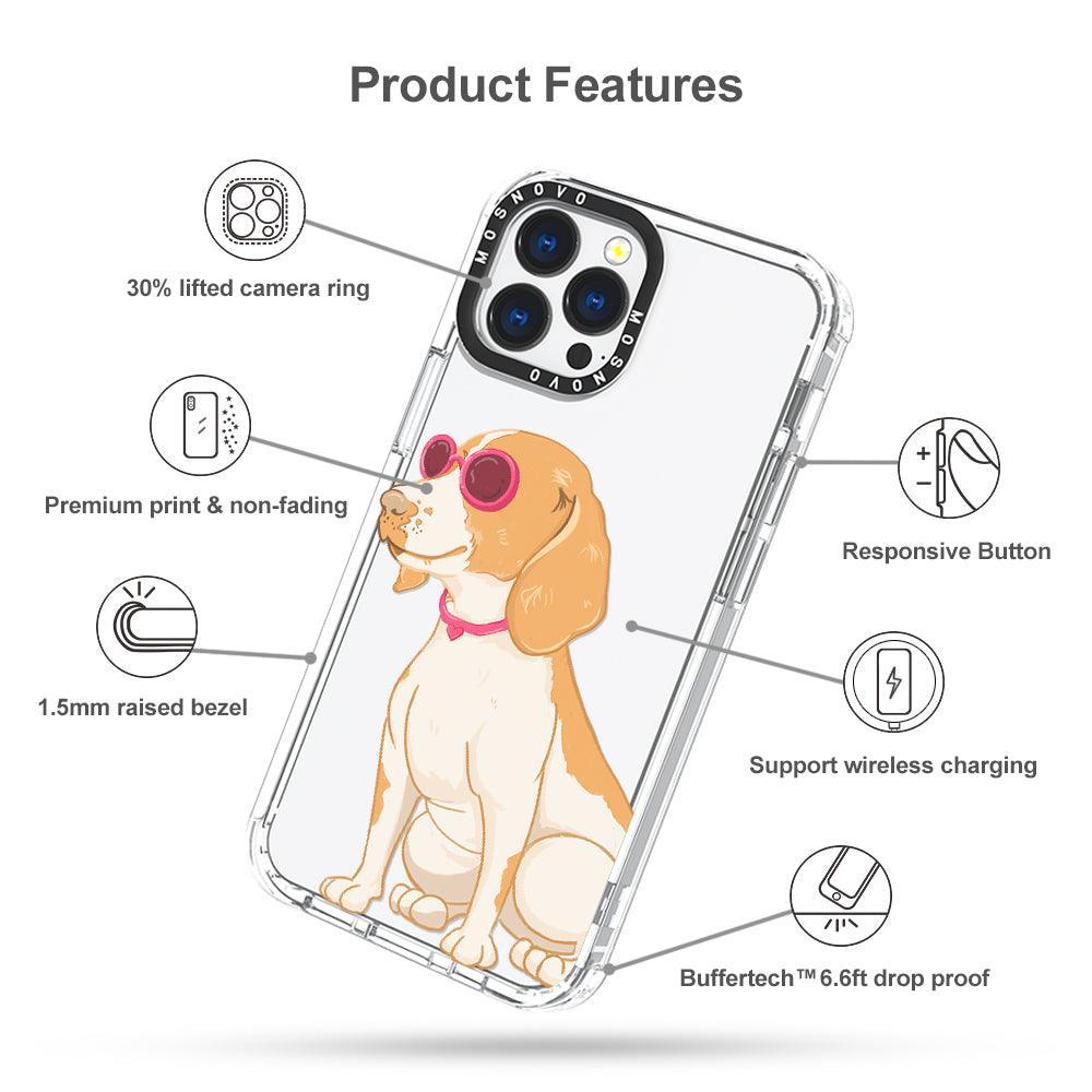 Cute Beagle Phone Case - iPhone 13 Pro Max Case - MOSNOVO