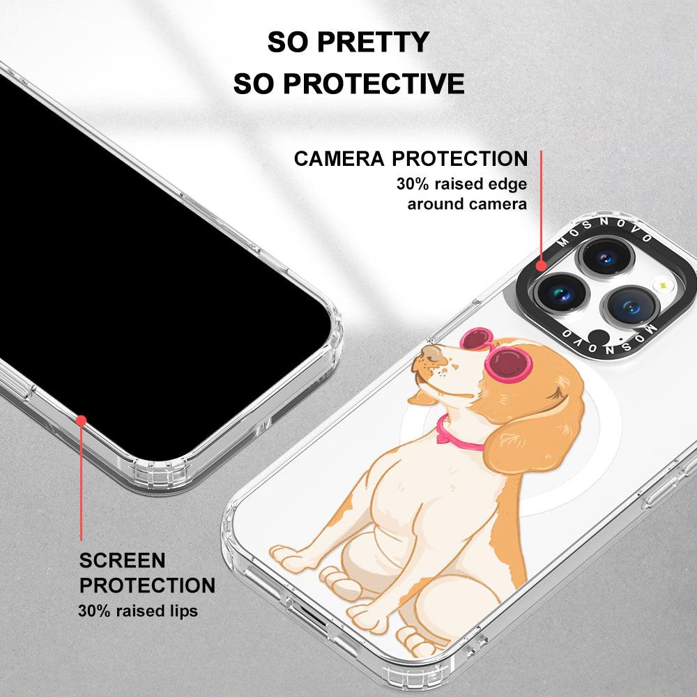 Cute Beagle Phone Case - iPhone 14 Pro Max Case - MOSNOVO