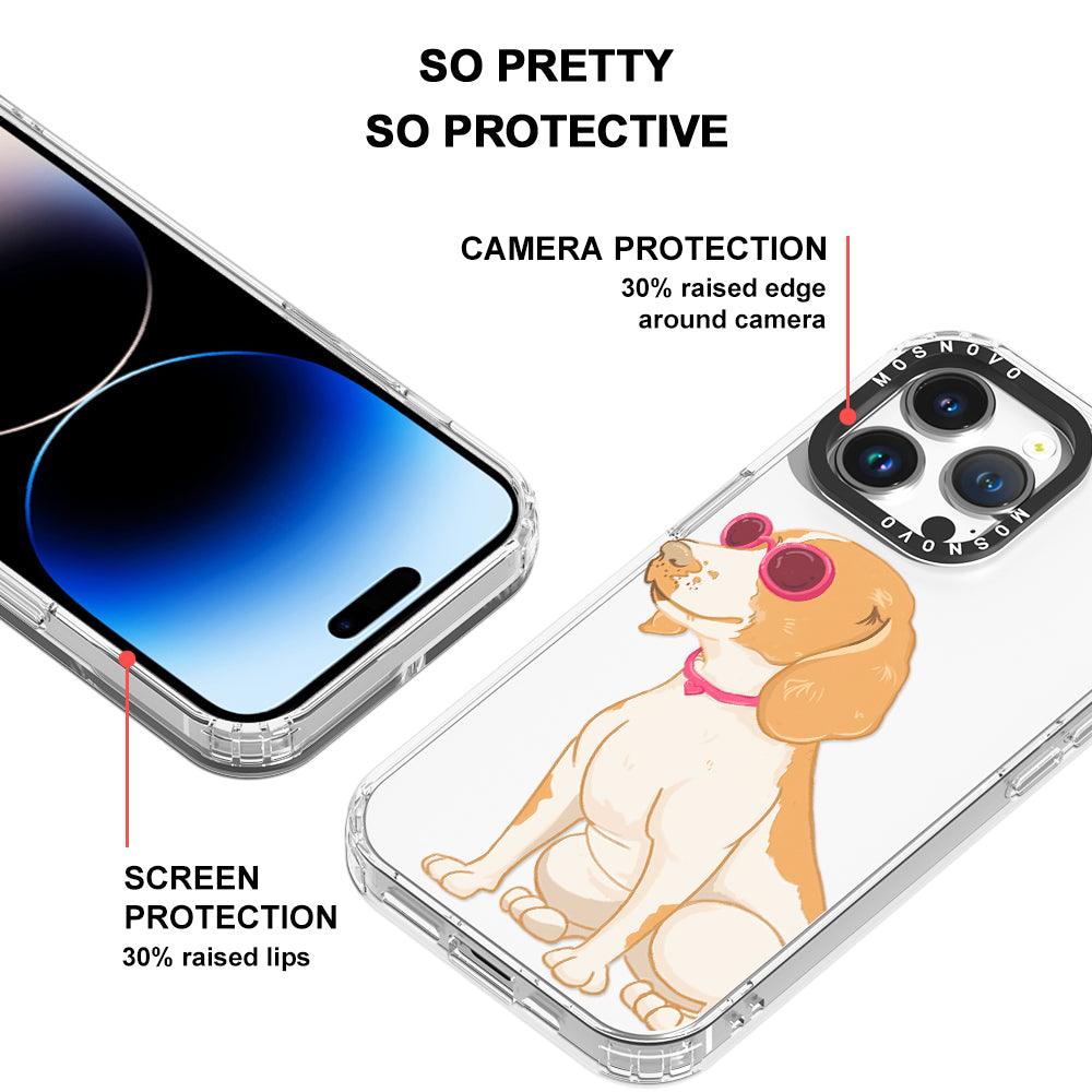 Cute Beagle Phone Case - iPhone 14 Pro Max Case - MOSNOVO