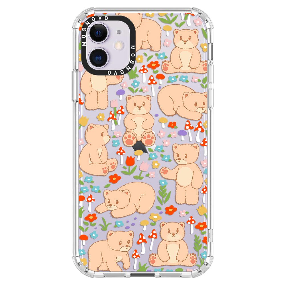 Cute Bear Phone Case - iPhone 11 Case - MOSNOVO