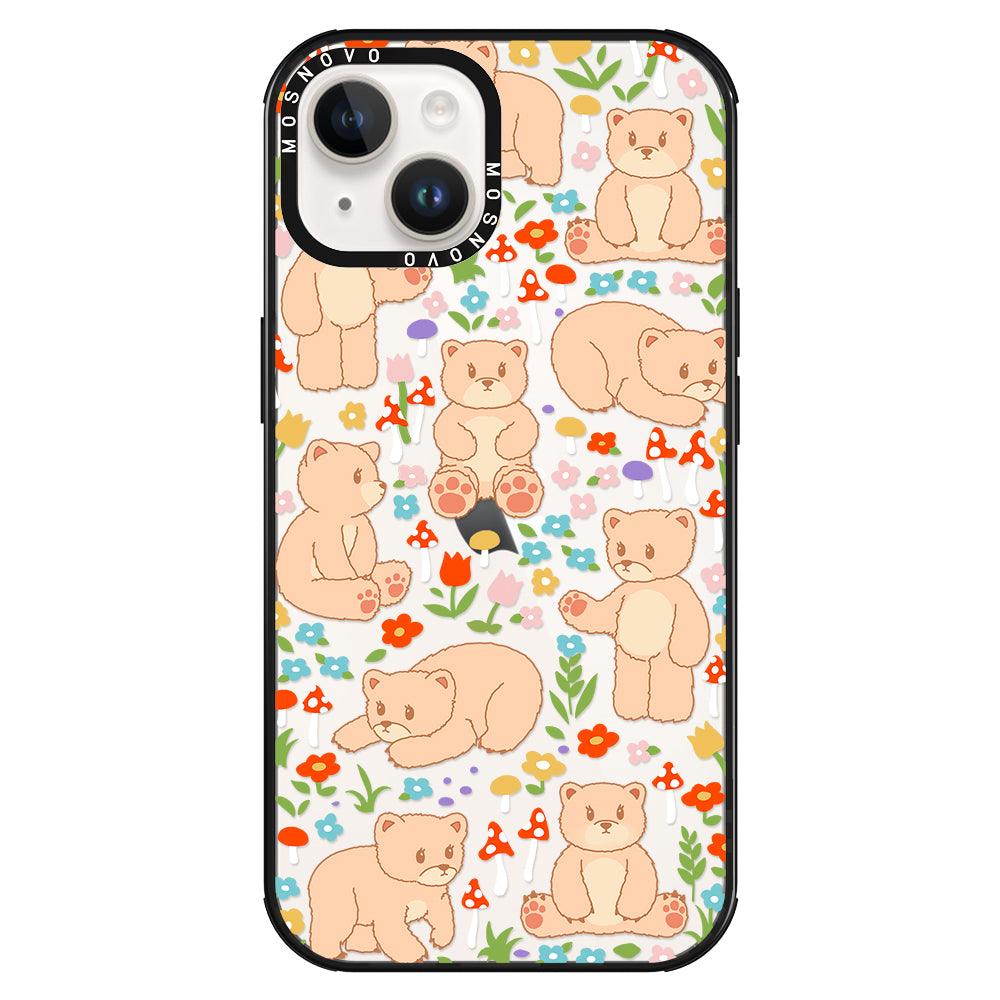 Cute Bear Phone Case - iPhone 14 Plus Case - MOSNOVO