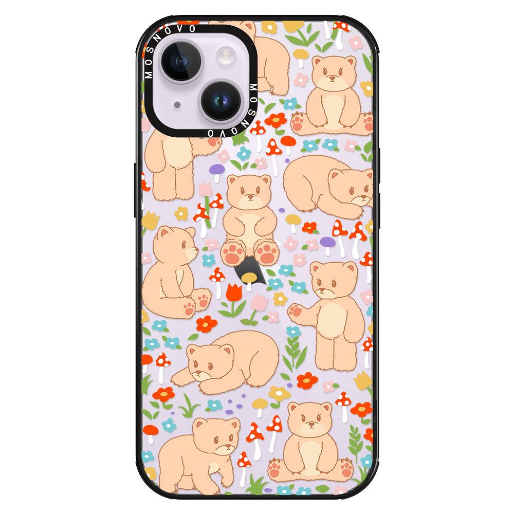 Cute Bear Phone Case - iPhone 14 Plus Case - MOSNOVO