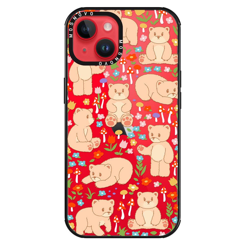 Cute Bear Phone Case - iPhone 14 Plus Case - MOSNOVO