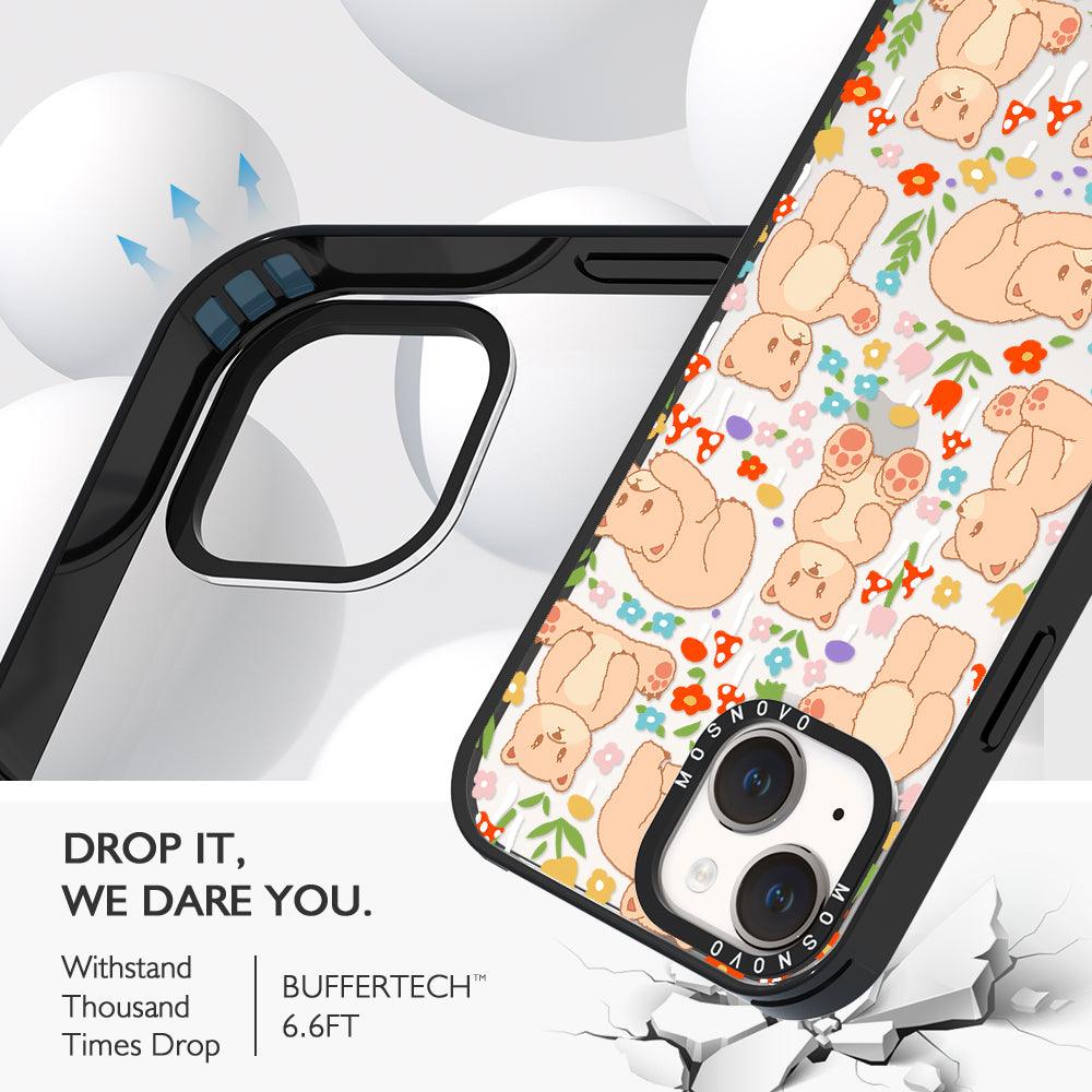 Cute Bear Phone Case - iPhone 14 Plus Case - MOSNOVO