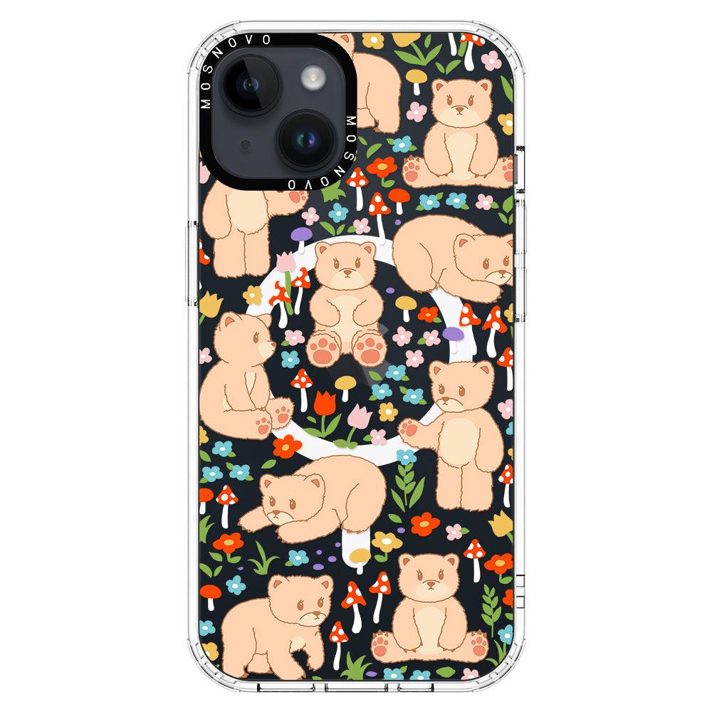 Cute Bear Phone Case - iPhone 14 Plus Case - MOSNOVO